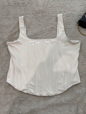 Express Body Contour High Compression Corset Cropped Tank.